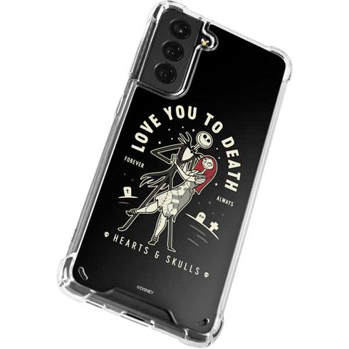 Disney The Nightmare Before Christmas Love You To Death Galaxy S21 Plus 5G Clear Case