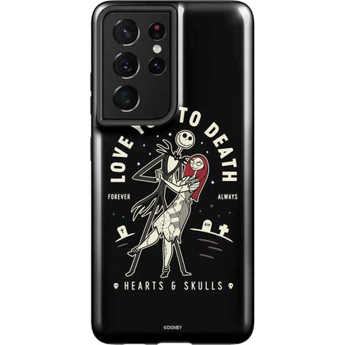 Disney The Nightmare Before Christmas Love You To Death Galaxy S21 Ultra 5G Pro Case