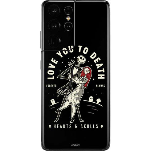 Disney The Nightmare Before Christmas Love You To Death Galaxy S21 Ultra 5G Skin
