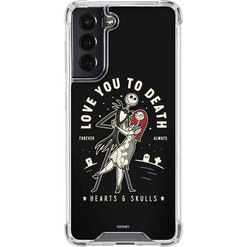 Disney The Nightmare Before Christmas Love You To Death Galaxy S22 Clear Case