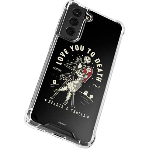 Disney The Nightmare Before Christmas Love You To Death Galaxy S22 Plus Clear Case