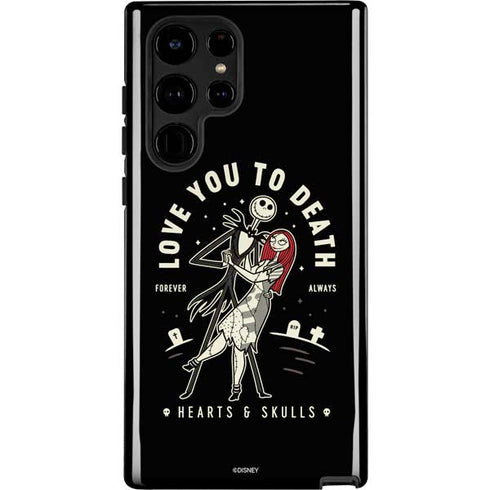 Disney The Nightmare Before Christmas Love You To Death Galaxy S22 Ultra Pro Case