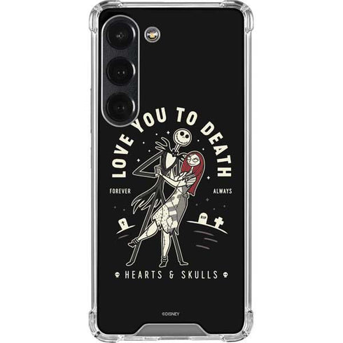 Disney The Nightmare Before Christmas Love You To Death Galaxy S23 Clear Case