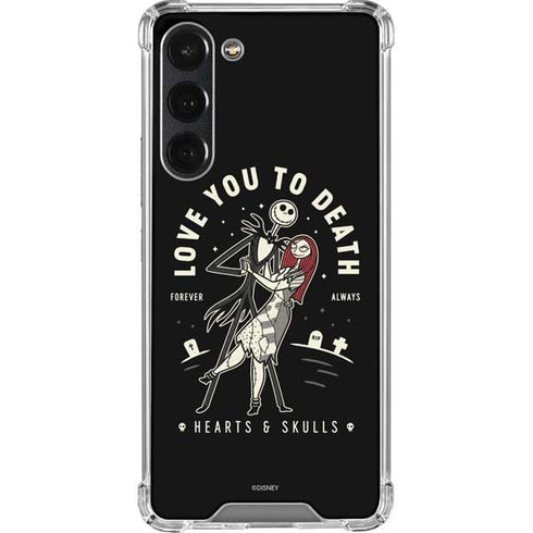 Disney The Nightmare Before Christmas Love You To Death Galaxy S23 Plus Clear Case