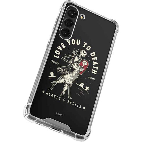 Disney The Nightmare Before Christmas Love You To Death Galaxy S23 Plus Clear Case
