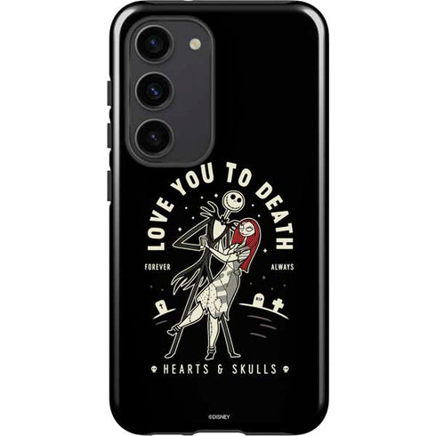 Disney The Nightmare Before Christmas Love You To Death Galaxy S23 Pro Case