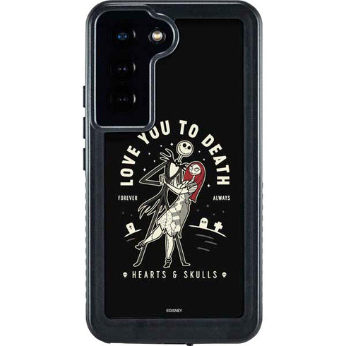 Disney The Nightmare Before Christmas Love You To Death Galaxy S23 Waterproof Case