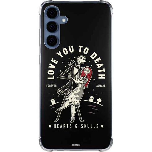 Disney The Nightmare Before Christmas Love You To Death Galaxy S24 Clear Case