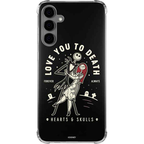 Disney The Nightmare Before Christmas Love You To Death Galaxy S24 Plus Clear Case