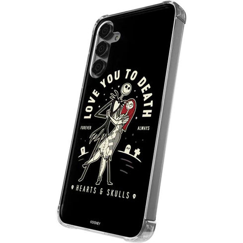 Disney The Nightmare Before Christmas Love You To Death Galaxy S24 Plus Clear Case