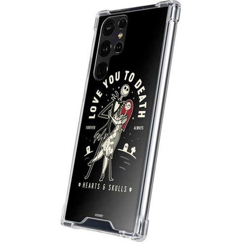 Disney The Nightmare Before Christmas Love You To Death Galaxy S24 Ultra Clear Case