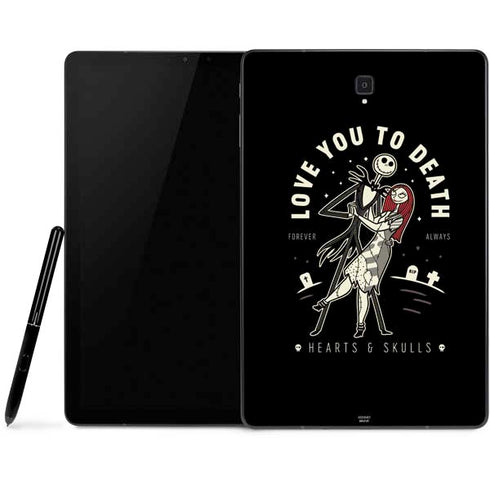 Disney The Nightmare Before Christmas Love You To Death Samsung Galaxy Tab Skin