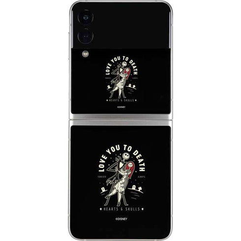 Disney The Nightmare Before Christmas Love You To Death Galaxy Z Flip3 5G Skin