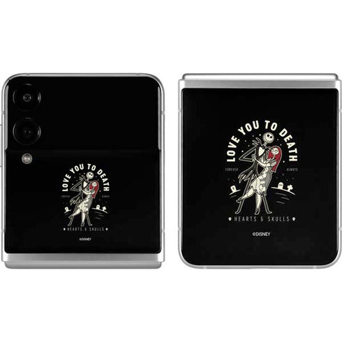 Disney The Nightmare Before Christmas Love You To Death Galaxy Z Flip4 5G Skin