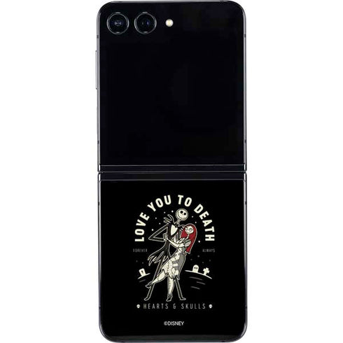 Disney The Nightmare Before Christmas Love You To Death Galaxy Z Flip5 5G Skin