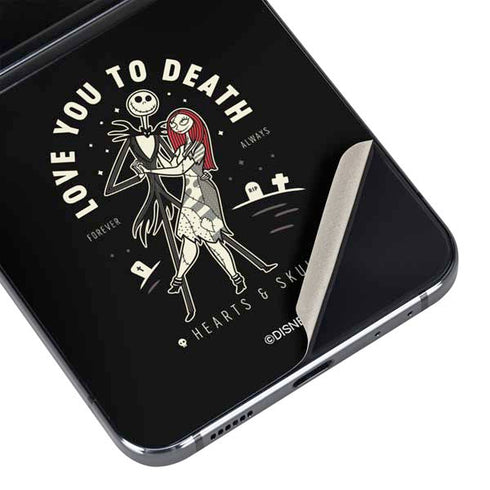Disney The Nightmare Before Christmas Love You To Death Galaxy Z Flip5 5G Skin