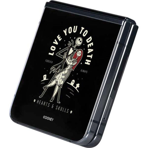 Disney The Nightmare Before Christmas Love You To Death Galaxy Z Flip5 5G Skin