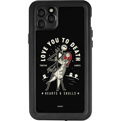 Disney The Nightmare Before Christmas Love You To Death iPhone 11 Pro Max Waterproof Case