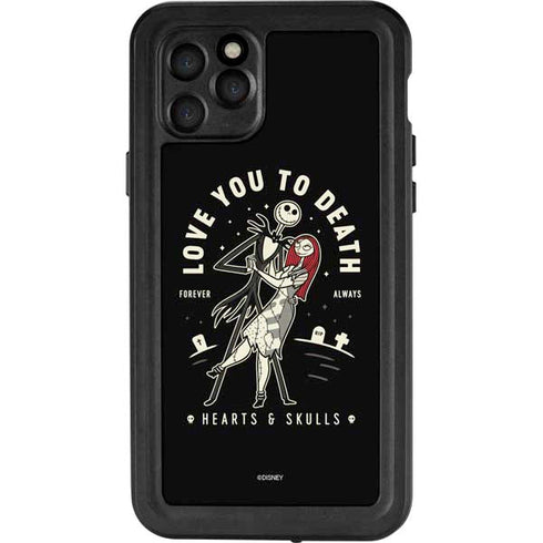 Disney The Nightmare Before Christmas Love You To Death iPhone 11 Pro Waterproof Case