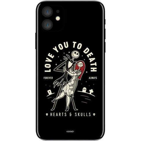 Disney The Nightmare Before Christmas Love You To Death iPhone 11 Skin