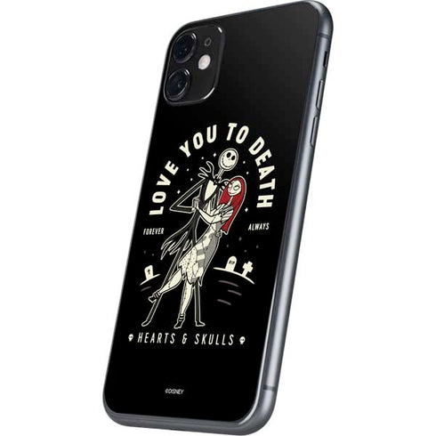 Disney The Nightmare Before Christmas Love You To Death iPhone 11 Skin