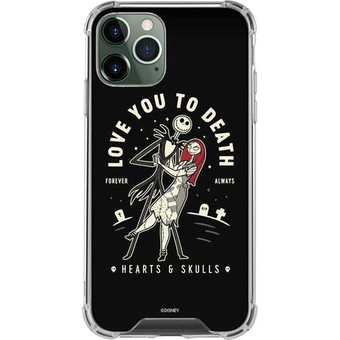 Disney The Nightmare Before Christmas Love You To Death iPhone 12 Pro Clear Case