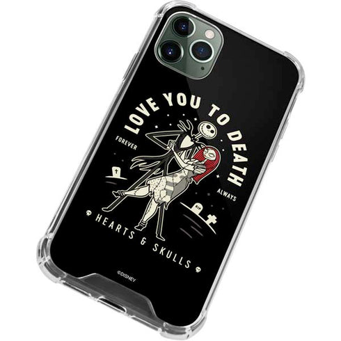 Disney The Nightmare Before Christmas Love You To Death iPhone 12 Pro Clear Case