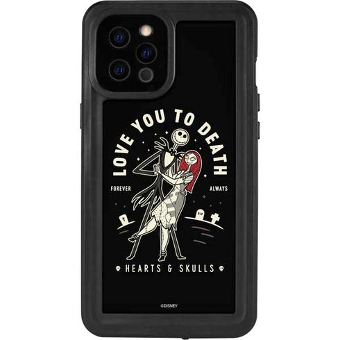 Disney The Nightmare Before Christmas Love You To Death iPhone 12 Pro Max Waterproof Case