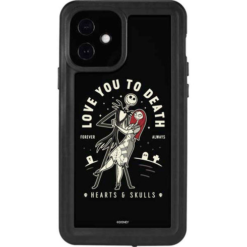 Disney The Nightmare Before Christmas Love You To Death iPhone 12 Waterproof Case