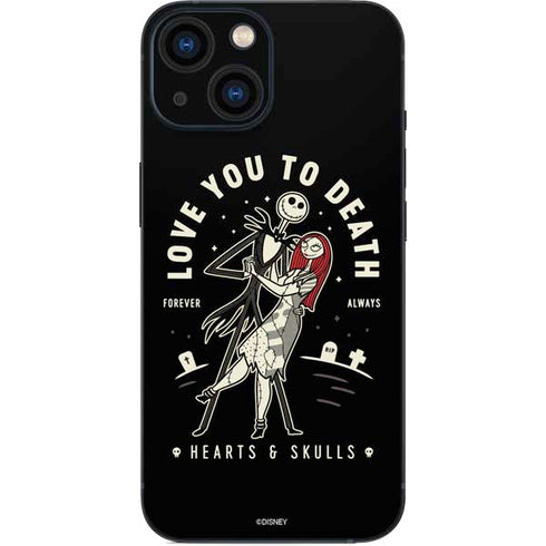 Disney The Nightmare Before Christmas Love You To Death iPhone 13 Mini Skin