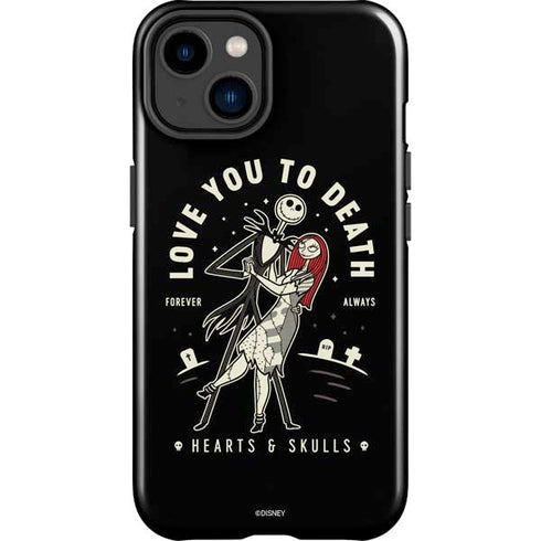 Disney The Nightmare Before Christmas Love You To Death iPhone 15 Plus Impact Case