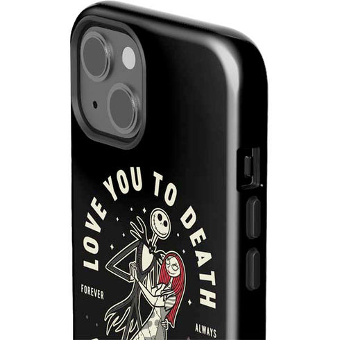 Disney The Nightmare Before Christmas Love You To Death iPhone 15 Plus Impact Case