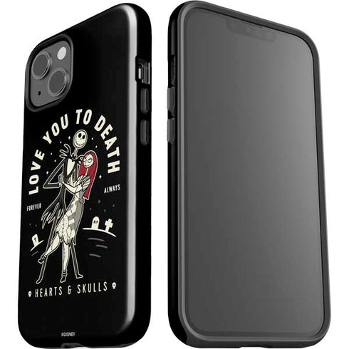 Disney The Nightmare Before Christmas Love You To Death iPhone 15 Plus Impact Case