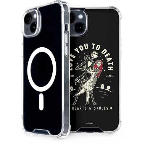 Disney The Nightmare Before Christmas Love You To Death iPhone 15 MagSafe Case