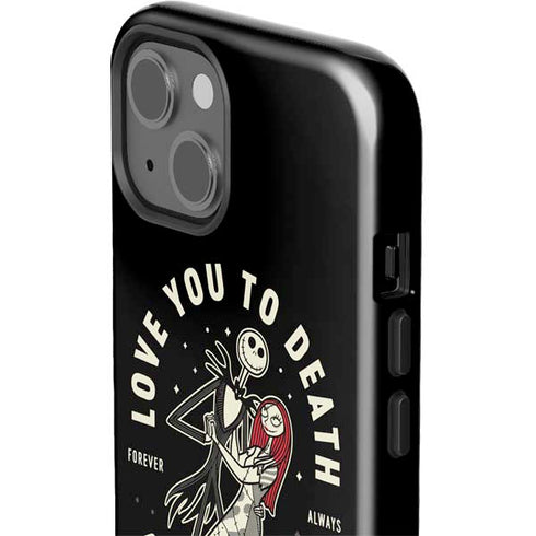 Disney The Nightmare Before Christmas Love You To Death iPhone 15 Impact Case