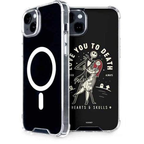 Disney The Nightmare Before Christmas Love You To Death iPhone 15 Plus MagSafe Case