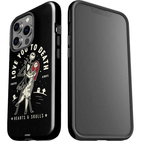 Disney The Nightmare Before Christmas Love You To Death iPhone 14 Pro Impact Case