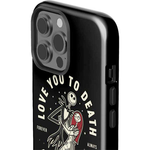 Disney The Nightmare Before Christmas Love You To Death iPhone 15 Pro Max Impact Case