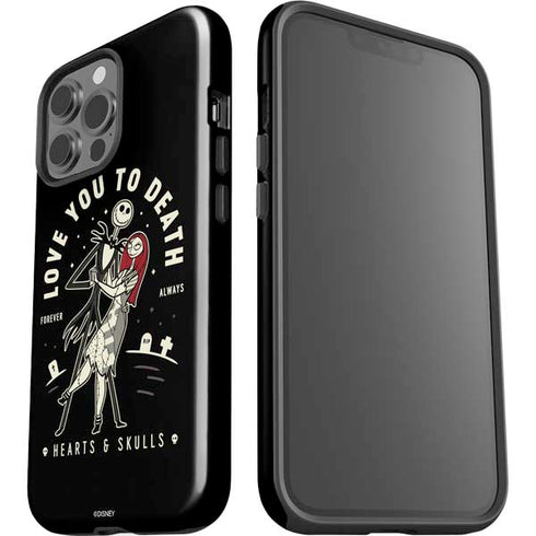 Disney The Nightmare Before Christmas Love You To Death iPhone 15 Pro Max Impact Case