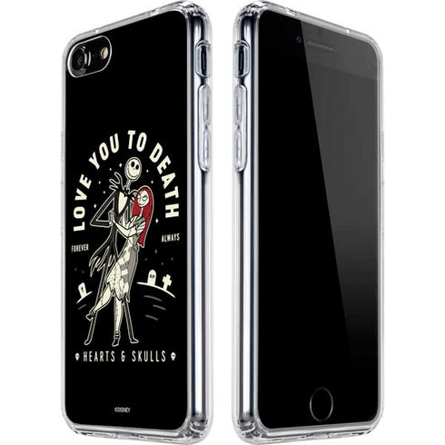 Disney The Nightmare Before Christmas Love You To Death iPhone SE (2nd & 3rd Gen) Clear Case
