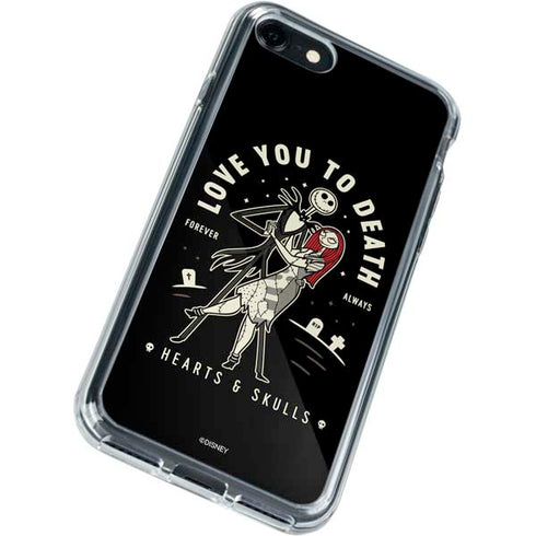 Disney The Nightmare Before Christmas Love You To Death iPhone SE (2nd & 3rd Gen) Clear Case