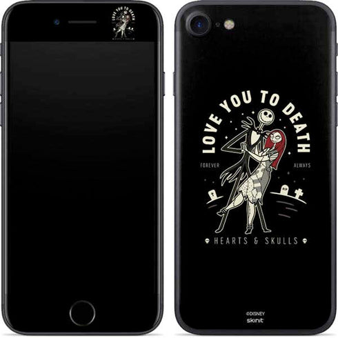 Disney The Nightmare Before Christmas Love You To Death iPhone SE (2nd & 3rd Gen) Skin