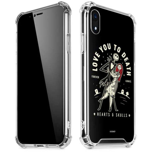 Disney The Nightmare Before Christmas Love You To Death iPhone XR Clear Case