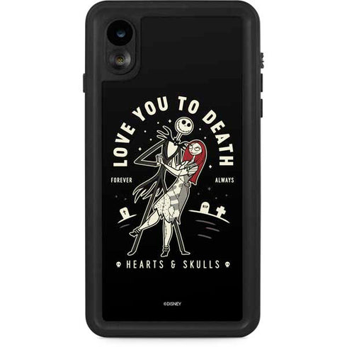 Disney The Nightmare Before Christmas Love You To Death iPhone XR Waterproof Case
