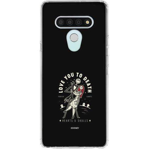 Disney The Nightmare Before Christmas Love You To Death LG Stylo 6 Clear Case