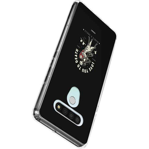 Disney The Nightmare Before Christmas Love You To Death LG Stylo 6 Clear Case