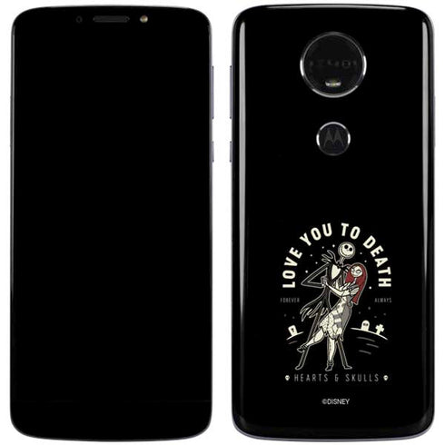 Disney The Nightmare Before Christmas Love You To Death Moto E5 Plus Skin