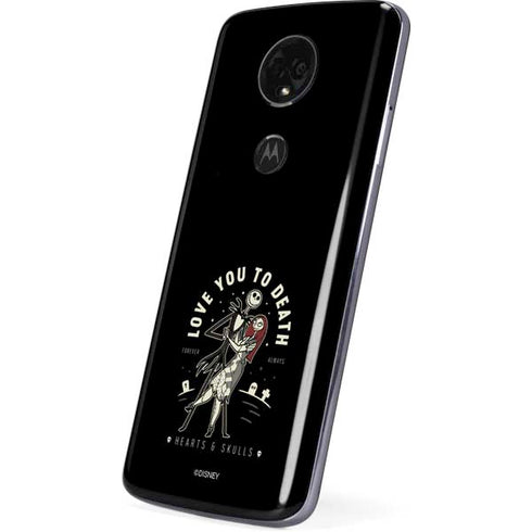 Disney The Nightmare Before Christmas Love You To Death Moto E5 Plus Skin