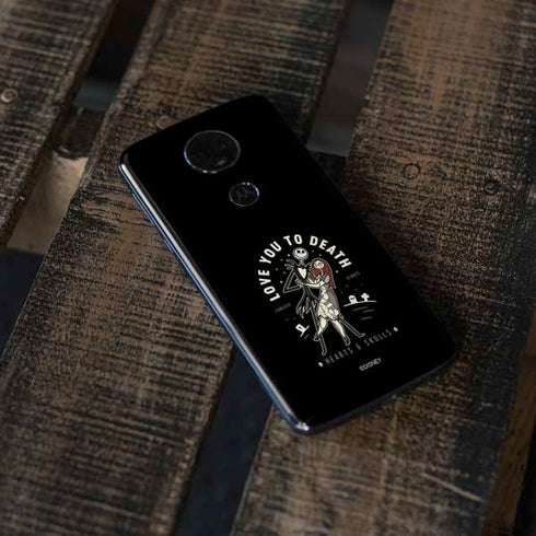 Disney The Nightmare Before Christmas Love You To Death Moto E5 Plus Skin