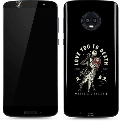 Disney The Nightmare Before Christmas Love You To Death Moto G6 Skin